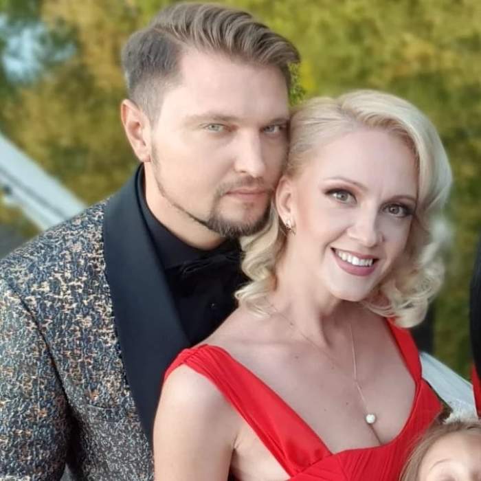 Adrian Velea și soția lui