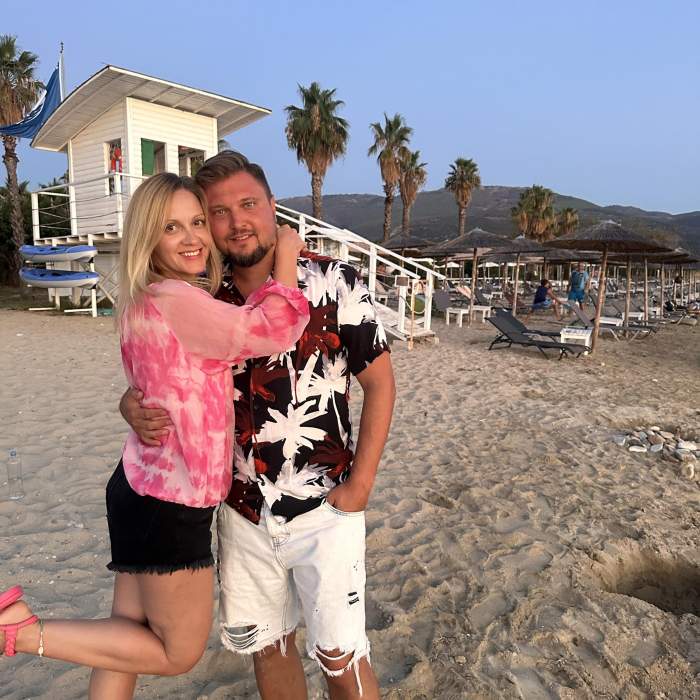 Adrian Velea și soția lui