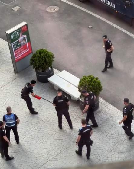 Operațiune a poliției în centrul Bucureștiului: agitație pe Calea Victoriei