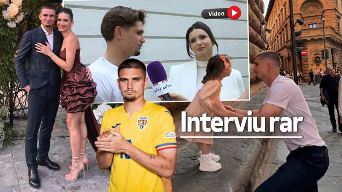 Fotbalistul Răzvan Marin și soția, declarații exclusive! Cei doi vorbesc despre rolul de părinte! De ce nu au acceptat niciodată ajutor / VIDEO