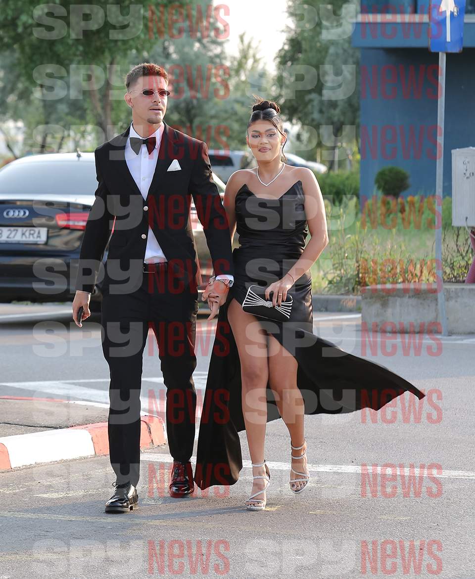 Cum s-au îmbrăcat soțiile de fotbaliști la nunta lui Florinel Coman și a Ioanei Timofeciuc. Dennis Man, Darius Olaru și Denis Alibec s-au numărat printre invitați