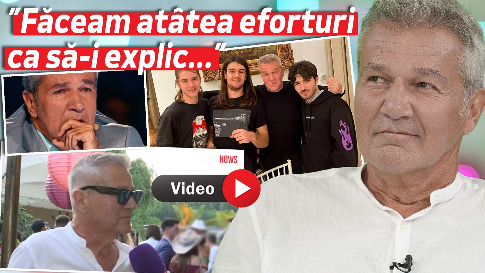 Dan Bittman, în lacrimi din cauza fiului! Ce i-a reproșat băiatul cel mare și l-a făcut să izbucnească în plâns. Declarații exclusive / VIDEO