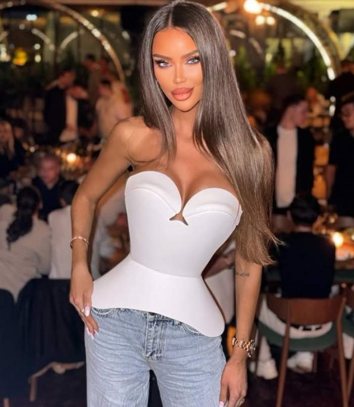bianca dragusanu in alb