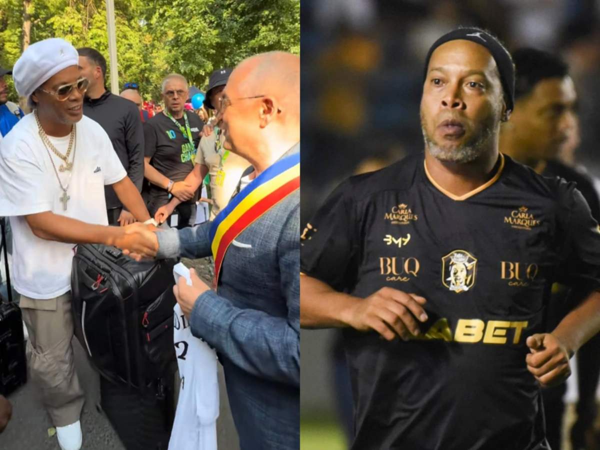 Ronaldinho în Cluj-Napoca