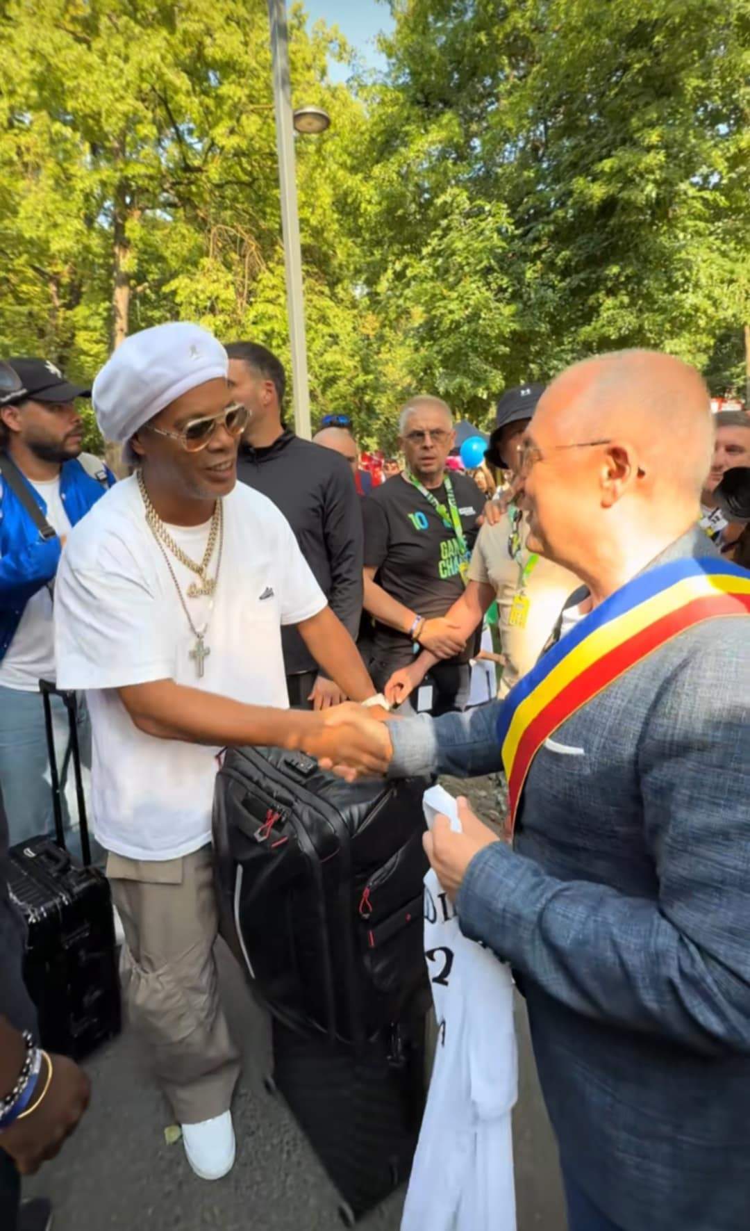 Ronaldinho în Cluj-Napoca