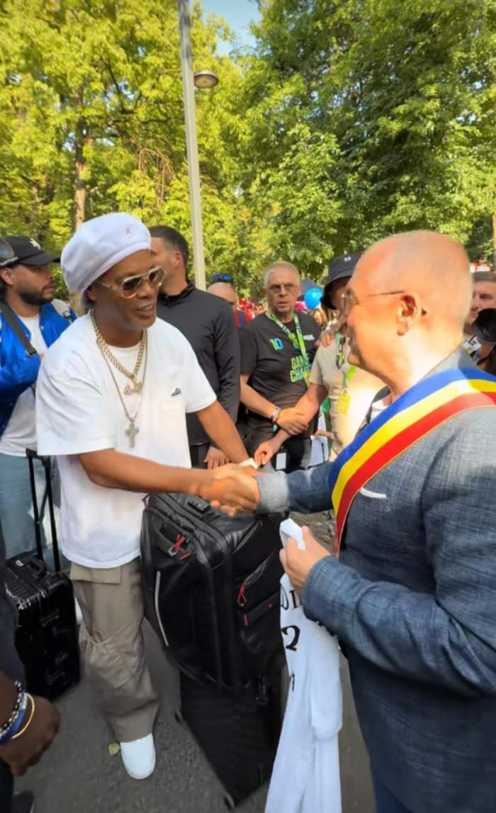 Ronaldinho în Cluj-Napoca