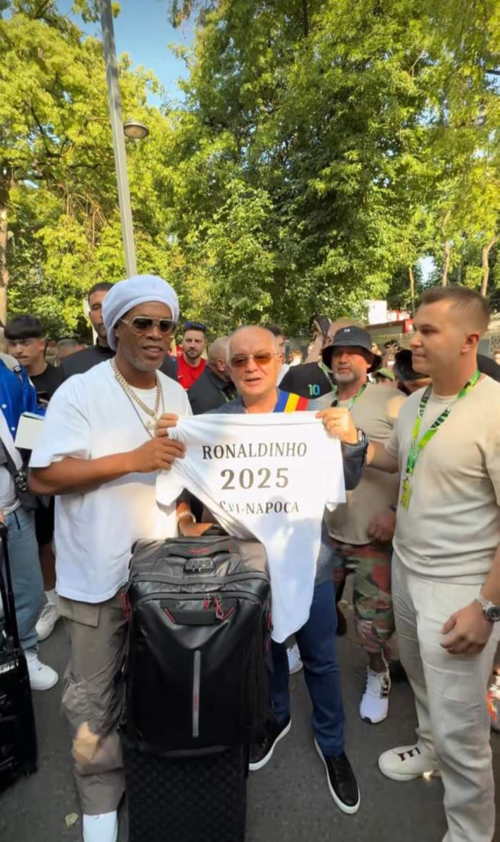 Ronaldinho în Cluj-Napoca