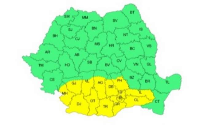 harta județelor afectate
