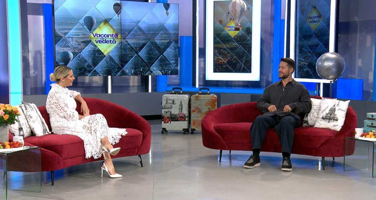 “Vacanţă de vedetă” cu Laura Cosoi: Jorge şi Roxana Nemeş, povești de vacanță din Santorini și Capri