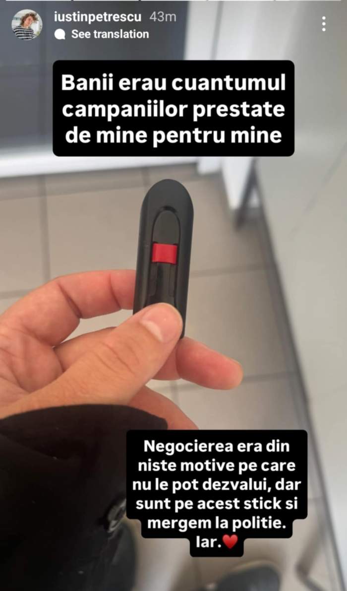 avertismentul lui Iustin Petrescu