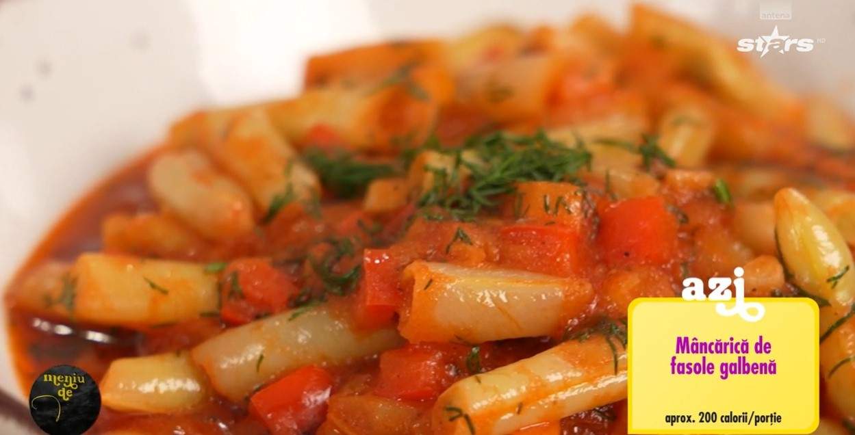 mâncărică savuroasă de fasole galbenă