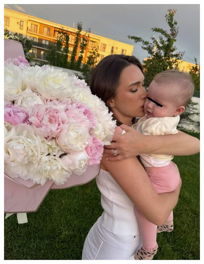 Iustina Loghin de la Insula Iubirii, mesaj emoționant pentru fiica sa, Ivana. Fotografia publicată de fosta concurentă: „Ești minunea mea”