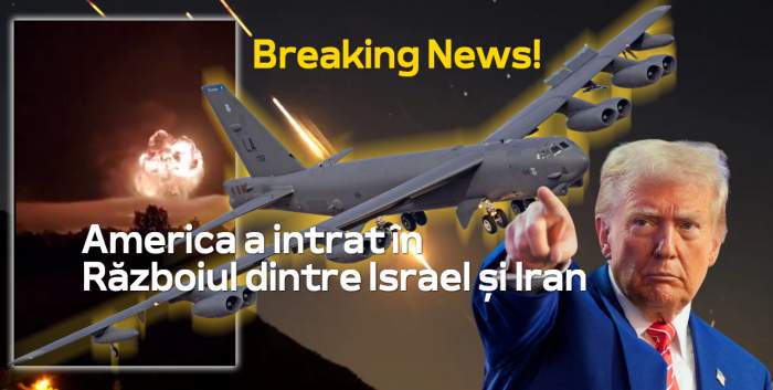 America a atacat Iranul! Siturile nucleare, bombardate. Donald Trump: "Au fost distruse"