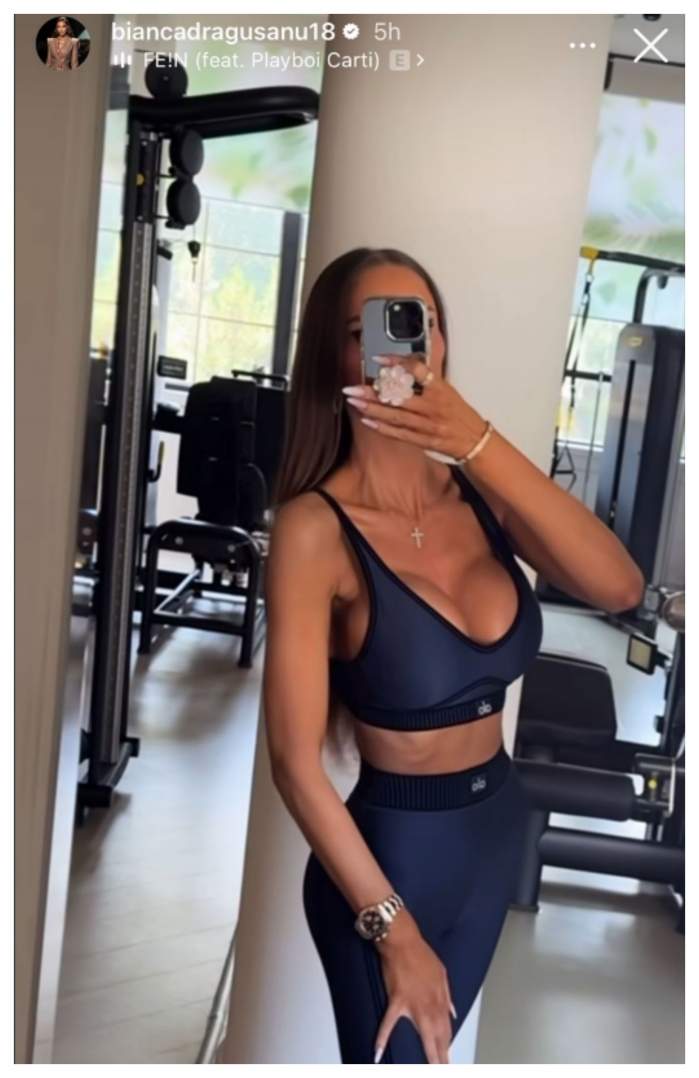 Bianca Drăgușanu a luat sala în serios! Este toată numai fibră! Cum arată în cei mai mulați colanți și cea mai decoltată bustieră / FOTO