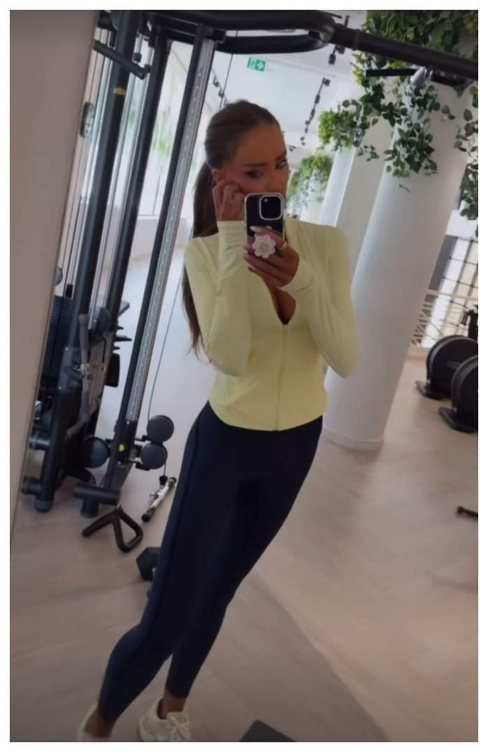 Bianca Drăgușanu a luat sala în serios! Este toată numai fibră! Cum arată în cei mai mulați colanți și cea mai decoltată bustieră / FOTO