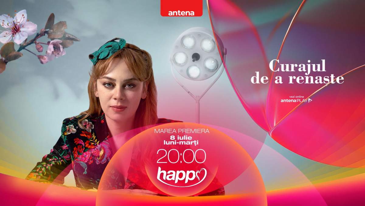 Curajul de a renaște, producția turcească de succes despre povestea surprinzătoare a unei femei care ia viața de la capăt, începe la Happy Channel din 8 iulie, de la ora 20:00