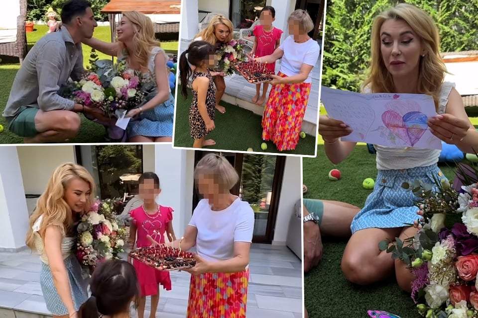 Andreea Bălan, Victor Cornea și fiicele ei