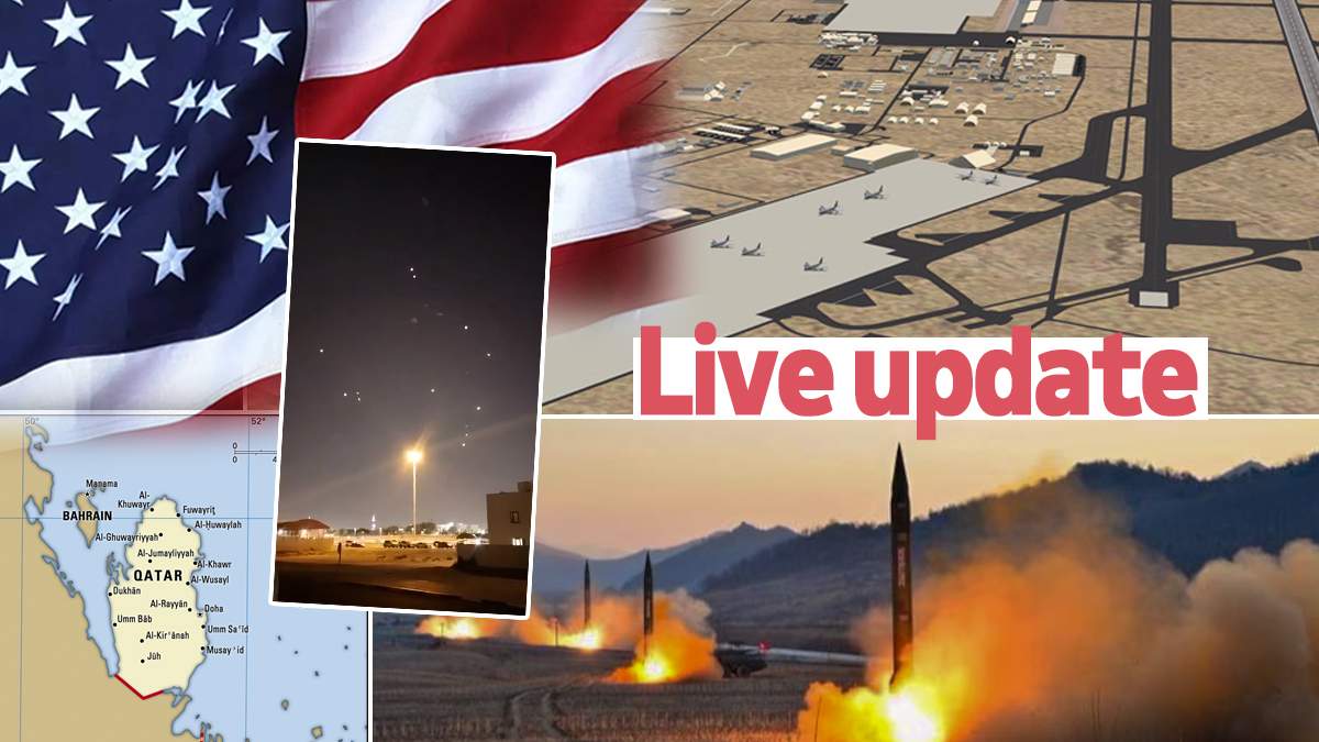 Iran a lansat șase rachete către bazele americane din Qatar! Imagini tulburătoare de la momentul atacului | VIDEO
