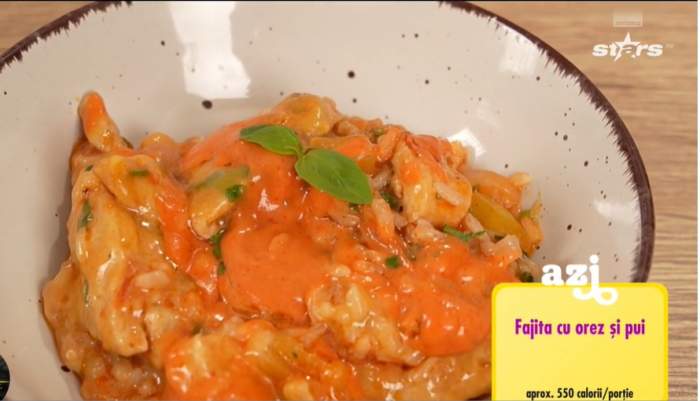 Fajita cu pui și orez după rețeta lui Chef Horia Manea. Pașii pe care să îi urmezi pentru a găti un preparat delicios