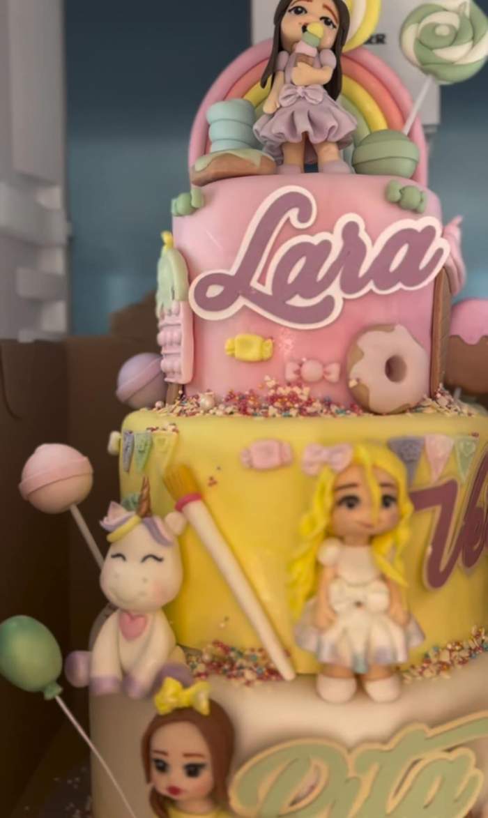 petrecerea aniversară a fiicelor Laurei Cosoi