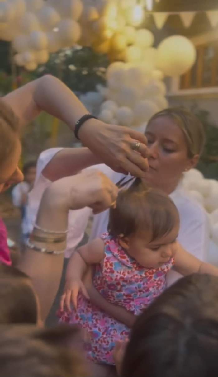 Laura Cosoi și fiica cea mică, Aida