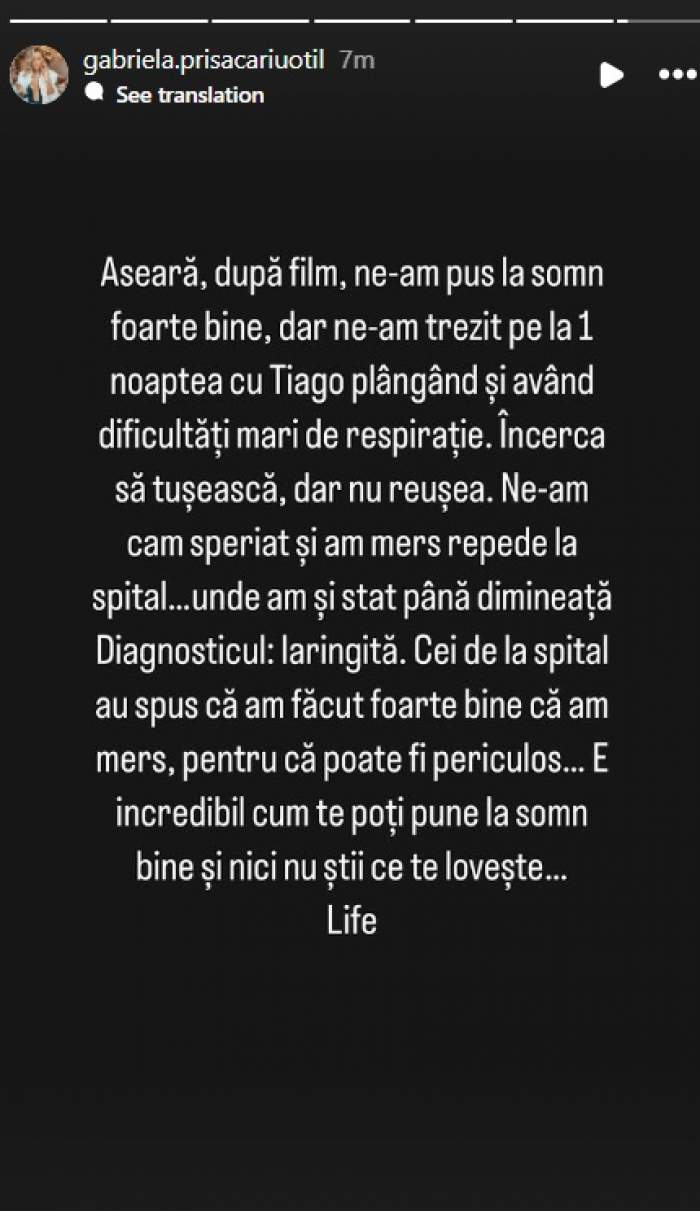 Gabriela Oțil a ajuns cu micuțul Tiago la spital, în miez de noapte. Cu ce probleme de sănătate se confruntă băiatul lui Dani Oțil / FOTO