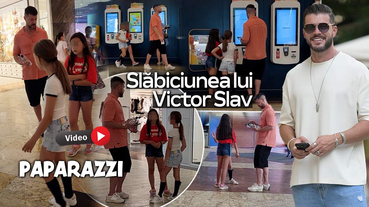 Victor Slav stă drepţi atunci când fiica lui porunceşte! Sofia şi-a scos pietena la mall şi a avut însoţitor celebru / PAPARAZZI