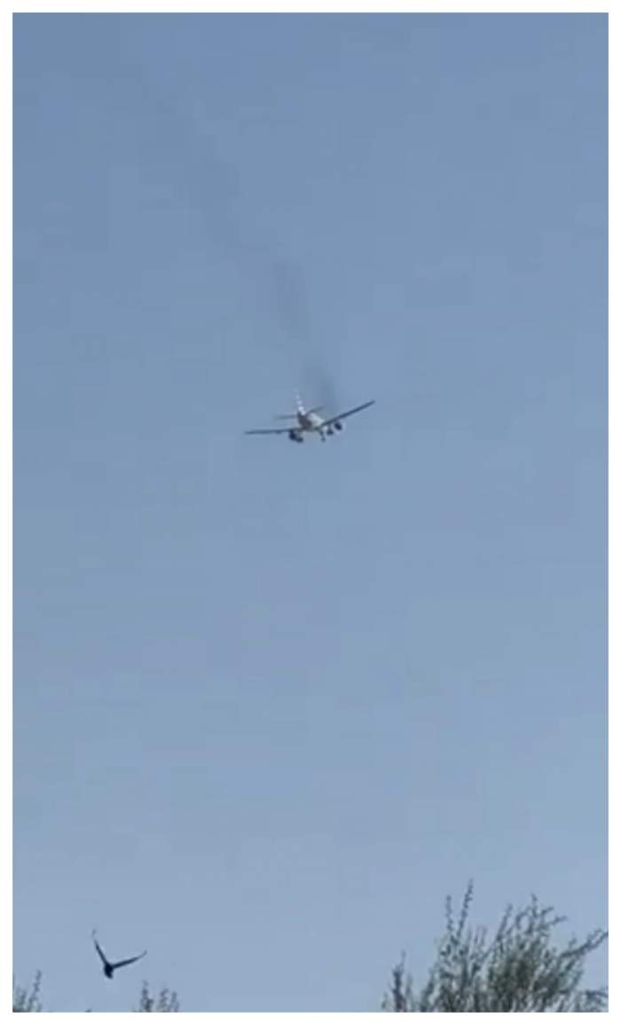 Un nou inccident aviatic. Aeronava a luat foc la scurt timp după decolare