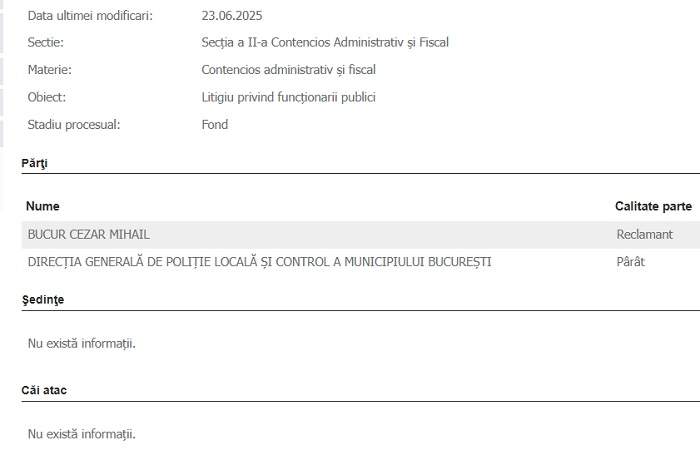 Polițistul local care umblă în rochiță o ia de la capăt | A făcut cărare la tribunal