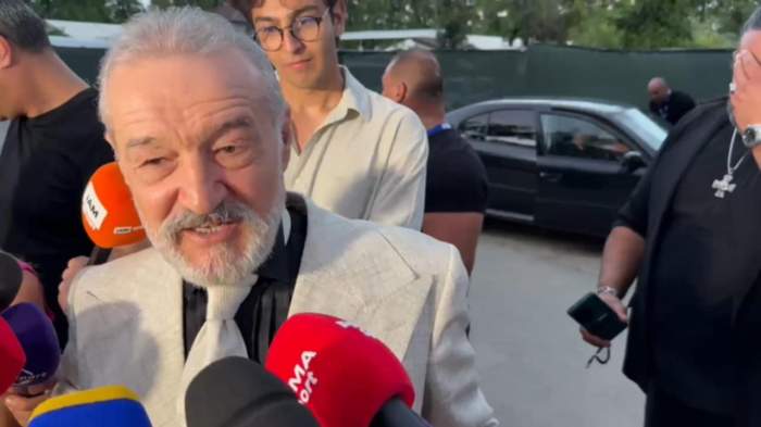Gigi Becali, alături de Kira Hagi și Thomas Ferfelis, la nunta lor! Ce le-a transmis mirilor. De ce nu va dansa la petrecere: ”Inima e nebună” | VIDEO
