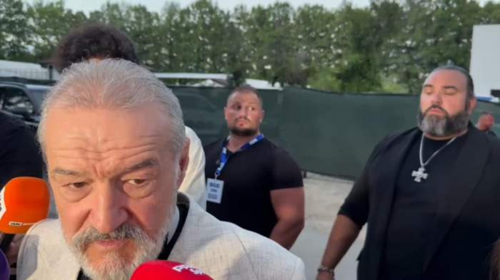 Gigi Becali, alături de Kira Hagi și Thomas Ferfelis, la nunta lor! Ce le-a transmis mirilor. De ce nu va dansa la petrecere: ”Inima e nebună” | VIDEO