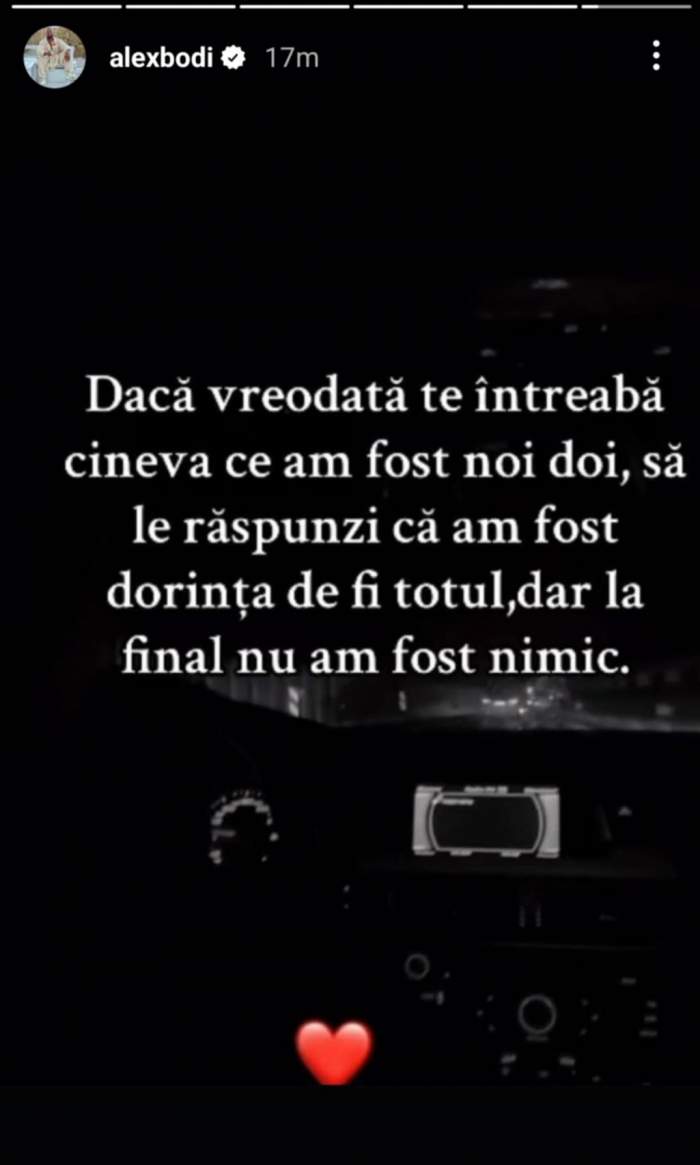 mesajul lui Alex Bodi