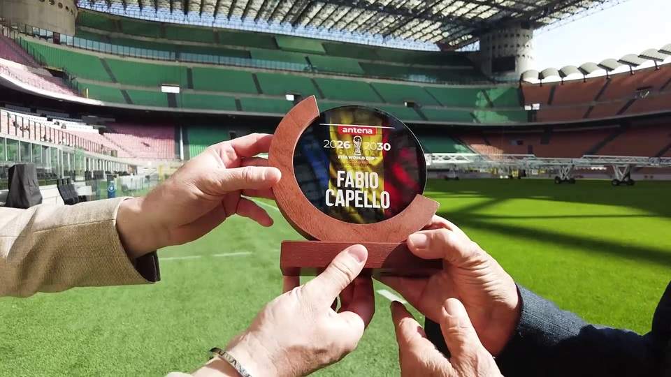 Florin Răducioiu, interviu exclusiv cu Fabio Capello, pe San Siro, într-o nouă ediţie SuperMondial, la Antena 1