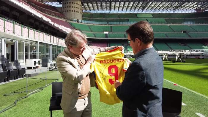 Florin Răducioiu, interviu exclusiv cu Fabio Capello, pe San Siro, într-o nouă ediţie SuperMondial, la Antena 1