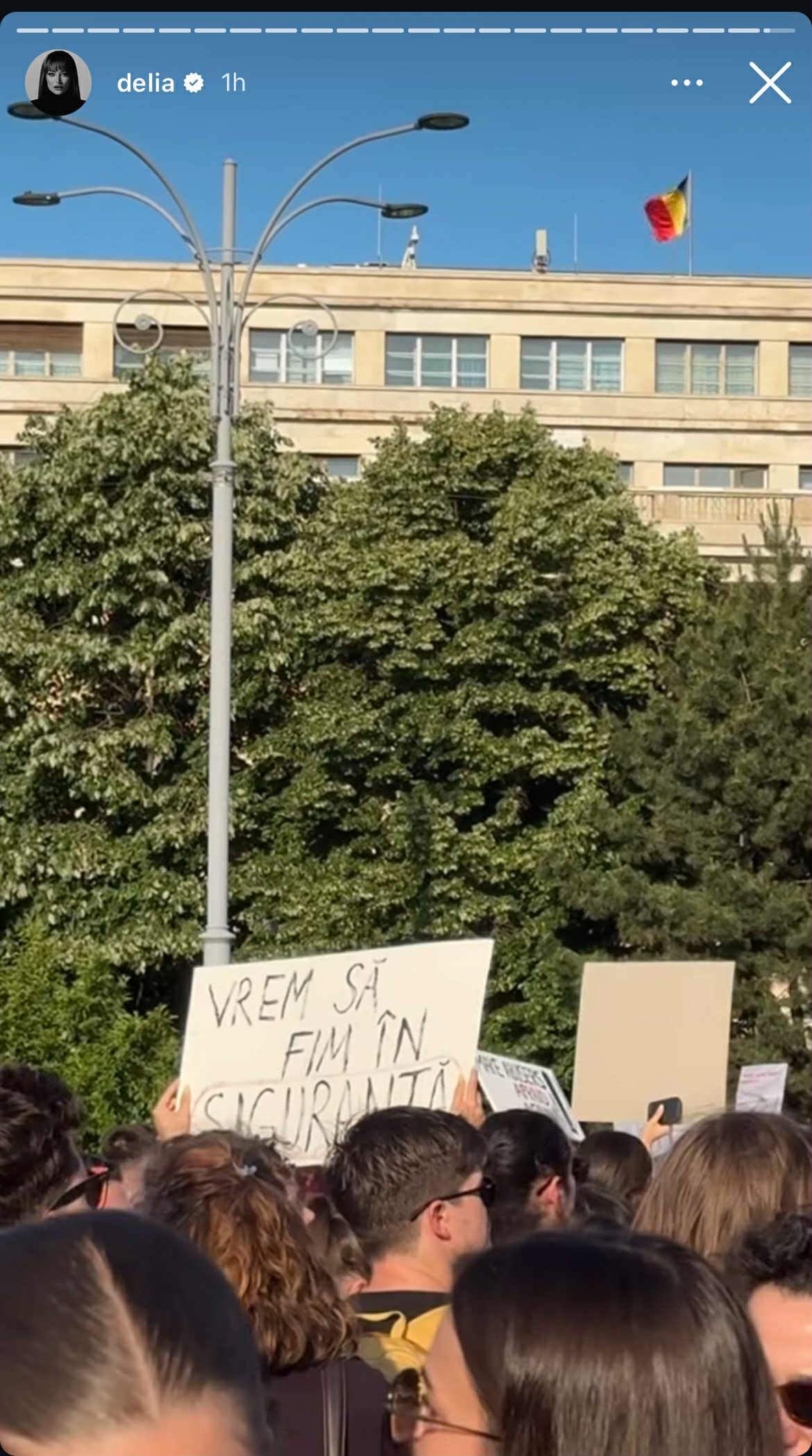 Vedete din România, prezente la protestul din Piața Victoriei, după uciderea Teodorei Marcu. Delia, Lora, Anca Serea și multe alte persoane publice cer dreptate și măsuri ferme împotriva violenței