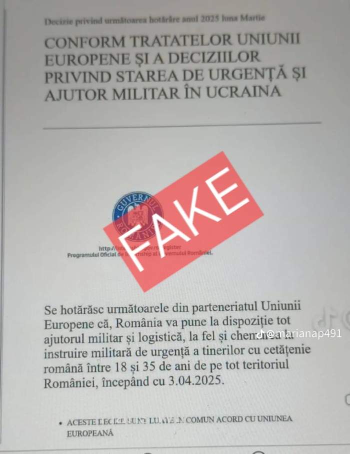 Anunț de ultimă oră a Ministerului Afacerilor Interne! Autoritățile dezmint cererile de chemare la război a românilor