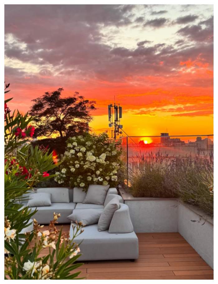 Cât de spectaculos arată terasa penthouse-ului Andreei Popescu! Imagini cu locuința vedetei | FOTO
