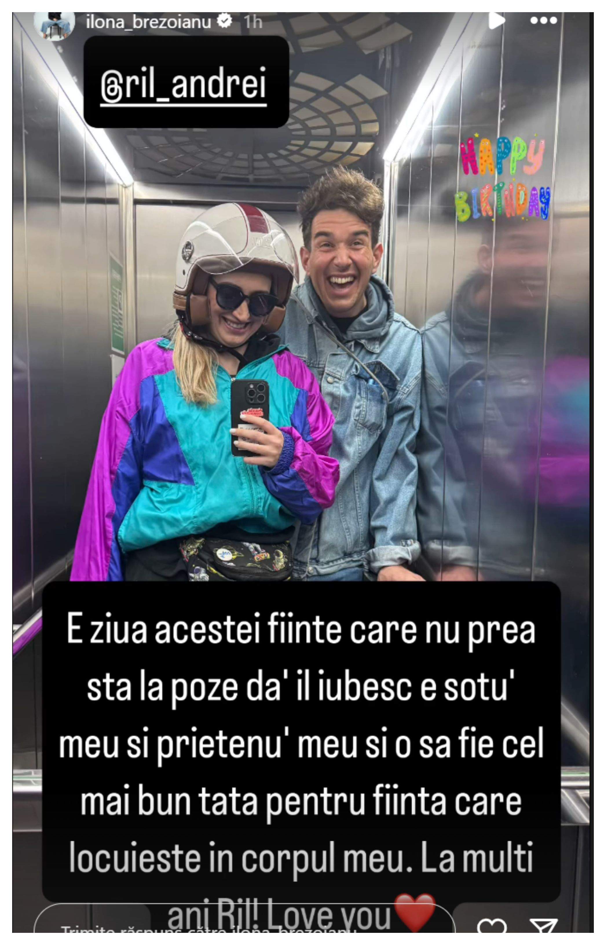 Zi importantă în familia Ilonei Brezoianu. Soțul actriței își sărbătorește ziua de naștere: „Cel mai bun tată”