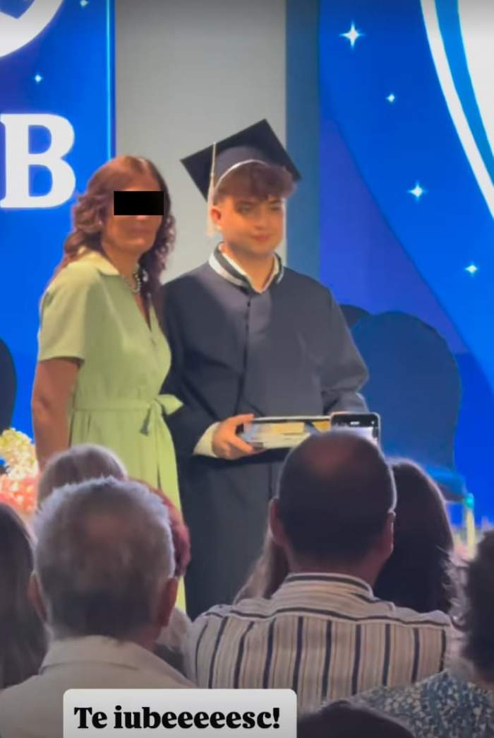 Fiul Geaninei Ilieș a terminat liceul! Prezentatoarea a publicat fotografii inedite de la ceremonia de absolvire: „Ești minunat”