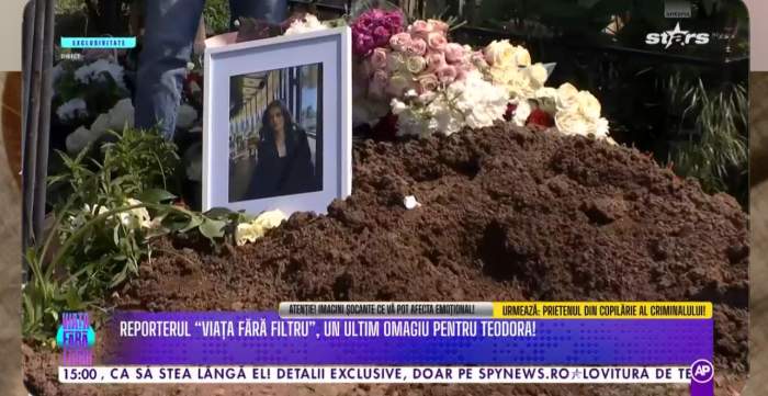 Cum arată mormântul Teodorei Marcu. Imagini dureroase de la locul de veci al tinerei de 23 de ani / FOTO