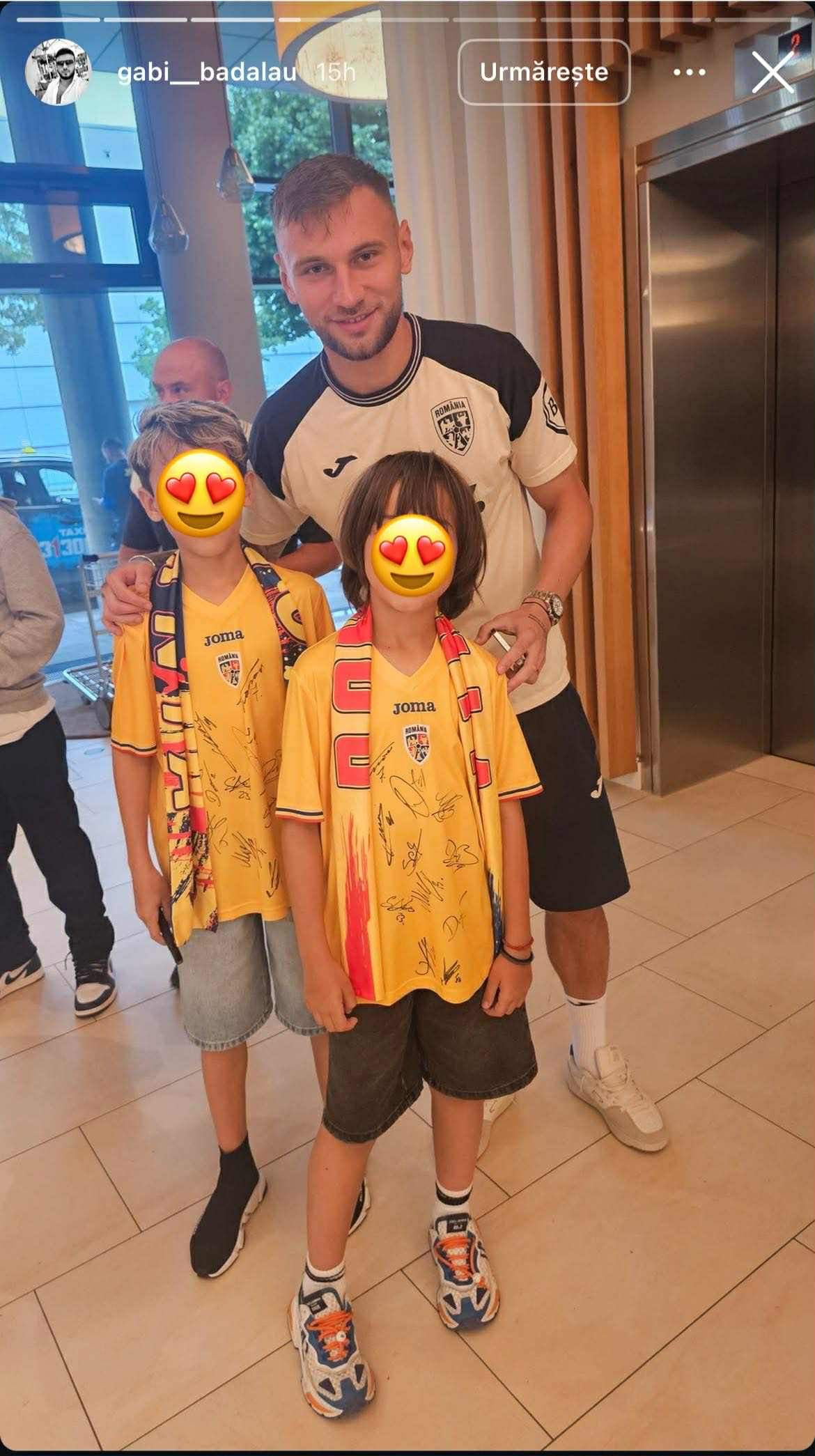 Gabi Bădălău, escapadă cu băieții în Austria. Au susținut echipa națională și s-au pozat cu fotbaliștii / FOTO