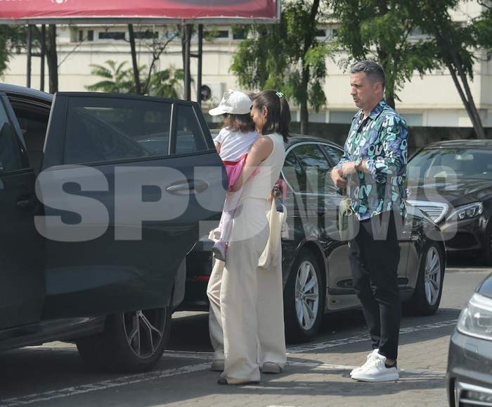 Flick face orice pentru confortul soției și al fiicei! Aleargă, la propriu, ca să le fie bine / PAPARAZZI