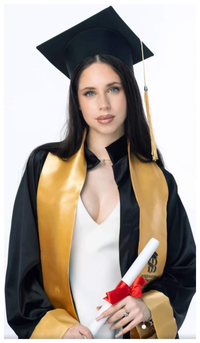 Fiica Andreei Marin, Violeta, a terminat liceul! Mesajul emoționant publicat de fosta prezentatoare: „Drumul a fost anevoios”
