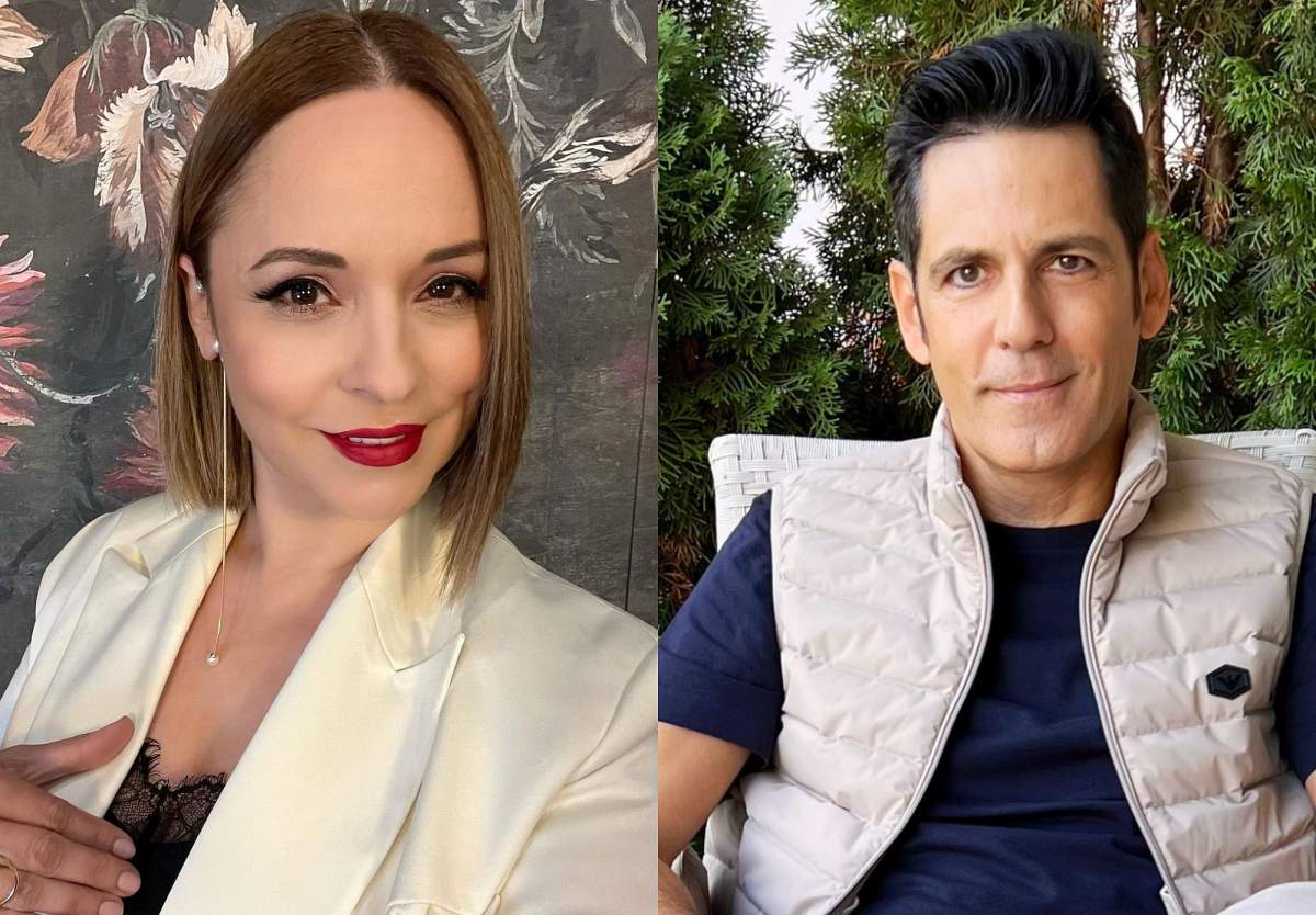 colaj din doua poze cu andreea marin si stefan banica