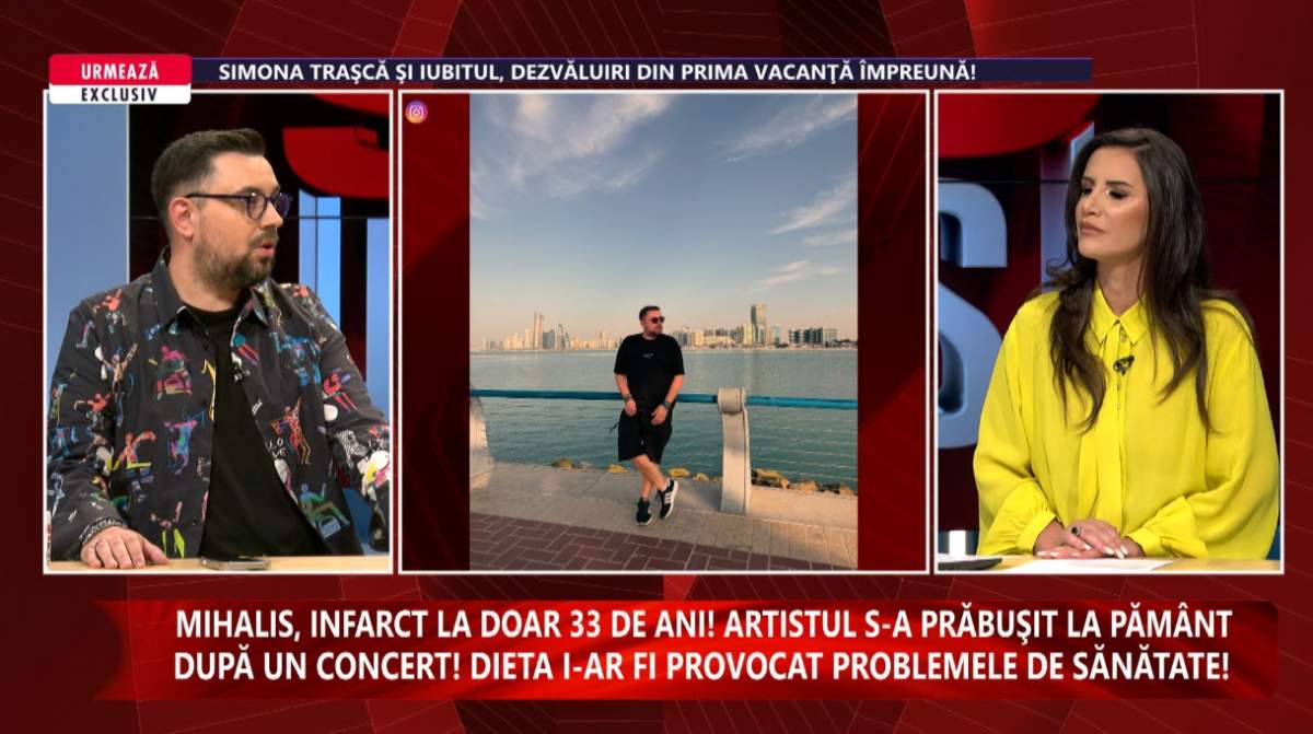 Infarct la 33 de ani, diabet și operație la stomac. Mihalis, declarații la „Spynews TV”:  „Le-am prins pe toate”