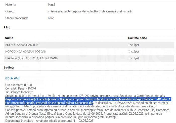 Decizie de ultimă oră în dosarul asasinatului cu bombă de la Arad / Au ajuns la CCR