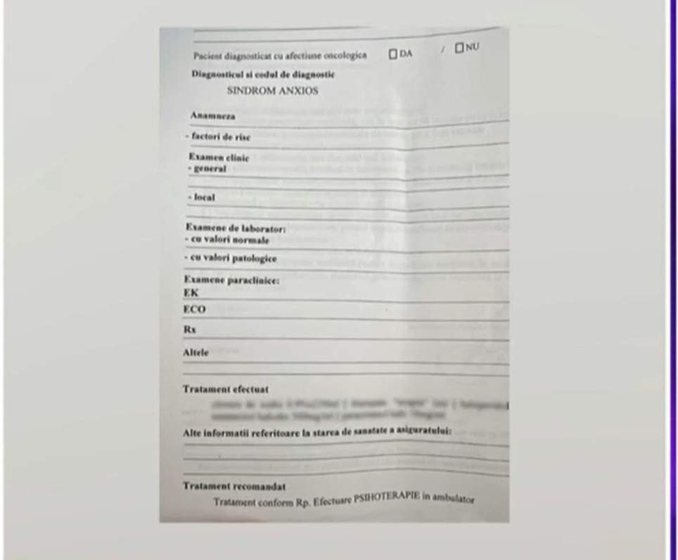 diagnosticul tinerei