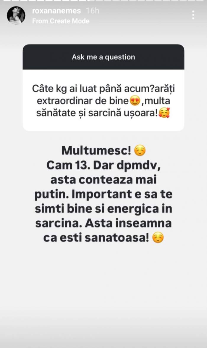 mesajul Roxanei Nemeș