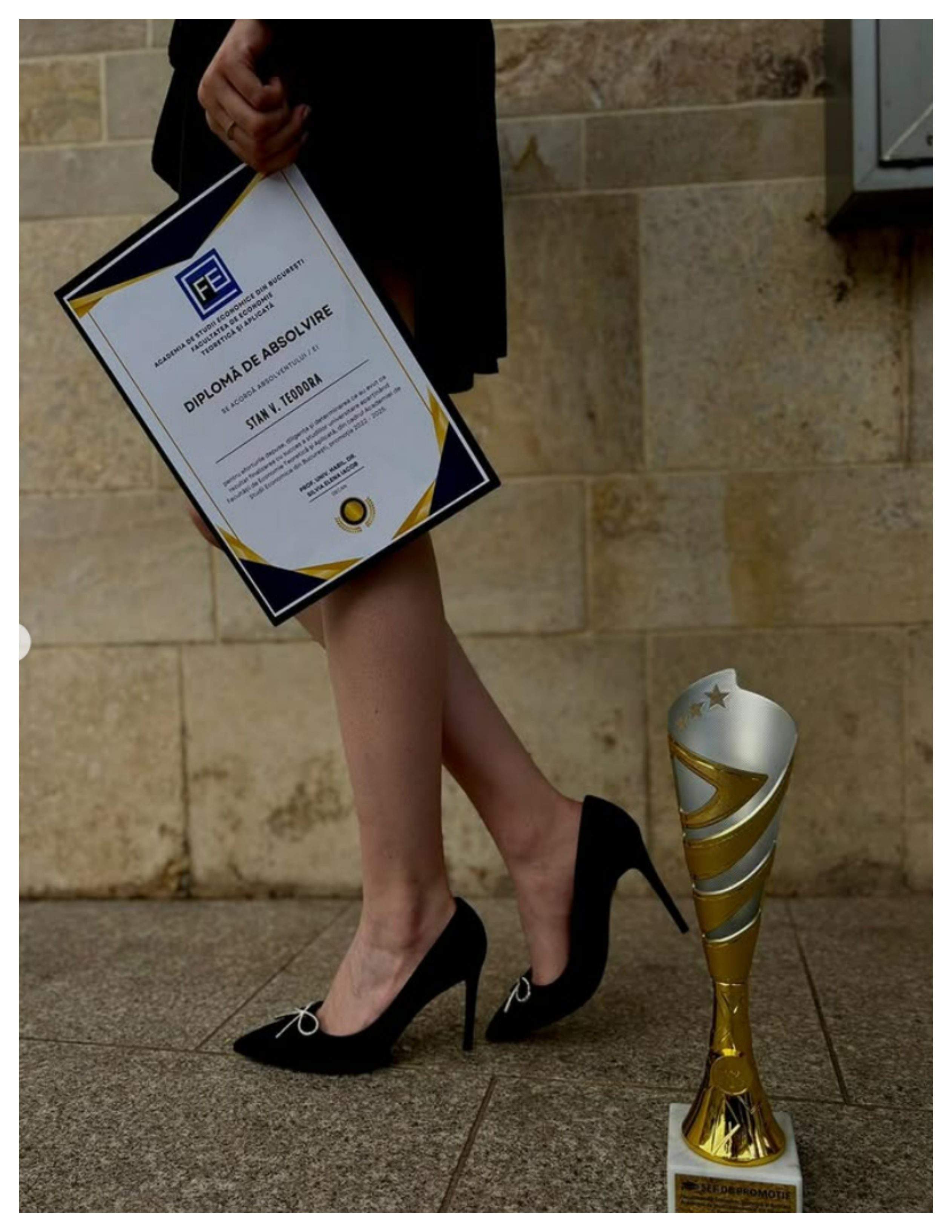 Irina Fodor, mesaj de apreciere pentru sora ei, Teodora. Cum arată tânăra care a devenit șefa de promoție la facultate: „Atât de mândră”