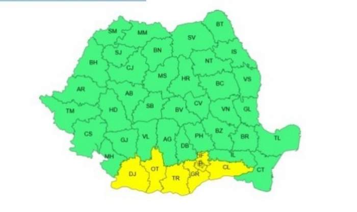 harta județelor afectate